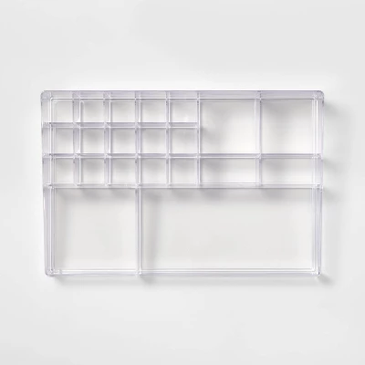 Bathroom Plastic Extra Large Cosmetic Organizer Clear - Brightroom™ 2 Bathroom Plastic Extra Large Cosmetic Organizer Clear - Brightroom™ - Image 2