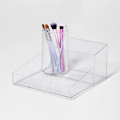 Bathroom Plastic Hair Accessory Organizer Clear - Brightroom™ 3 Bathroom Plastic Hair Accessory Organizer Clear - Brightroom™ - Image 3