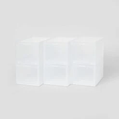 Small Stackable Bins Front Opening Clear Plastic - Brightroom™ 9 Small Stackable Bins Front Opening Clear Plastic - Brightroom™ -Furniture Store GUEST 3c949385 7473 4475 8c8a 9fa49d23bd71