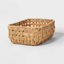 Rectangular Twisted Open Checkered Weave Basket - Brightroom™ -Furniture Store GUEST 514258d4 7e89 434a bb0b bbdf991578bf
