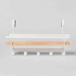 Shelf Rack With 5 Hooks - Brightroom™ 9 Shelf Rack With 5 Hooks - Brightroom™ -Furniture Store GUEST 6b729c80 c098 4478 bcff e9f20f40cb58