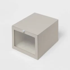 Hardside Fabric Front Open Bin Gray - Brightroom™ 6 Hardside Fabric Front Open Bin Gray - Brightroom™ -Furniture Store GUEST 76031017 0666 4bfe a8d2 871e4e40aef6
