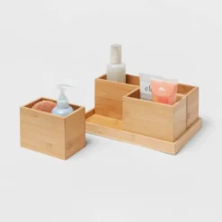 11.25" X 7" X 4.5" Modular Bamboo Vanity Organizer With Magnetic Strip - Brightroom™ 5 11.25" X 7" X 4.5" Modular Bamboo Vanity Organizer With Magnetic Strip - Brightroom™ -Furniture Store GUEST 98293bdb 3a57 4e34 9cc7 1a9571db3738