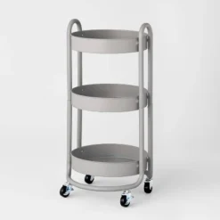 3 Tier Round Metal Utility Cart - Brightroom™ 7 3 Tier Round Metal Utility Cart - Brightroom™ -Furniture Store GUEST a3f8786e 2813 41c1 b303 d6f067556317
