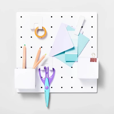 Pegboard Set White - Brightroom™ 2 Pegboard Set White - Brightroom™ - Image 2