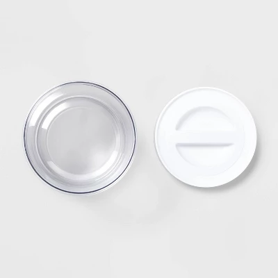 3pc Round Airtight Canister Set White - Brightroom™ 2 3pc Round Airtight Canister Set White - Brightroom™ - Image 2