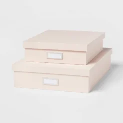 Canvas Desk Storage Box Set Of 2 - Brightroom™ -Furniture Store GUEST bb30d296 8cf4 469e ae91 77a1c9edf87d