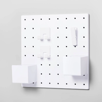 Pegboard Set White - Brightroom™ 4 Pegboard Set White - Brightroom™ - Image 4