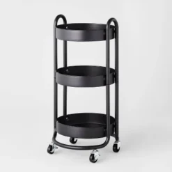 3 Tier Round Metal Utility Cart - Brightroom™ 6 3 Tier Round Metal Utility Cart - Brightroom™ -Furniture Store GUEST fa8f7cf8 9234 4e96 85ab cc5db6457cae