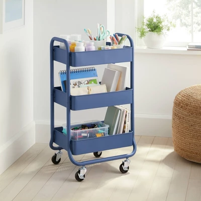 3 Tier Metal Utility Cart - Brightroom™ 1 3 Tier Metal Utility Cart - Brightroom™
